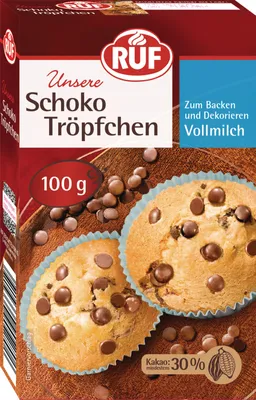 Produktbild von RUF Schoko Tröpfchen Vollmilch