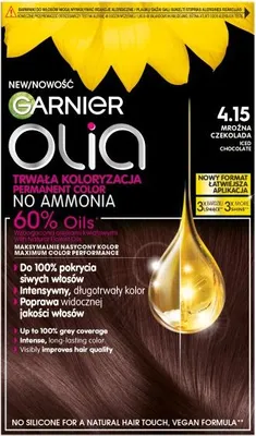 Zdjęcie produktu dla Garnier Olia 4.15, Mroźna Czekolada, Permanentna koloryzacja