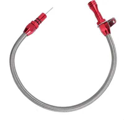 Productafbeelding van Oliepeilmeter van roestvrij staal, geschikt voor Chevrolet / GM TH350 350Red