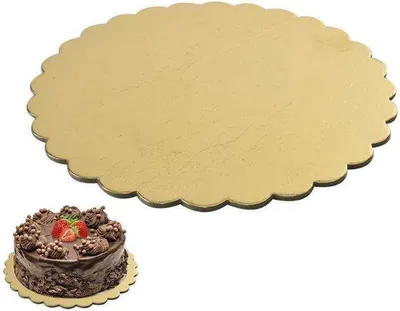 Produktbild von ORION Tortenunterlage Kuchenunterlage aus Pappe in GOLD