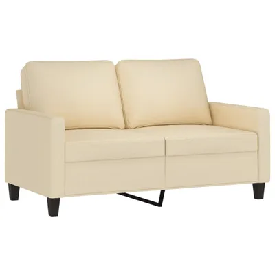Produktbild von 2-Sitzer-Sofa Creme 120 cm Stoff