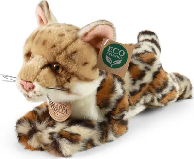 Obrázok produktu pre Plyšový ocelot ležiaci 25 cm ECO-FRIENDLY