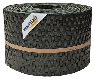 Produktbild von Sichtschutzstreifen zaun|zu RATTAN 10x Einzelstreifen 2,55m für Doppelstabzaun Grün 10x 2,55m