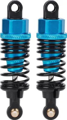 Produktbild von 2 Stück Metallstoßdämpfer RC Auto Ersatzteile Zubehör Passend für 1:10 Blue65MM