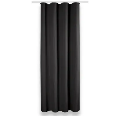 Produktbild von Verdunklungsvorhang Moonlight mit Universalband, Größe: 135x175cm, Farbe: Schwarz