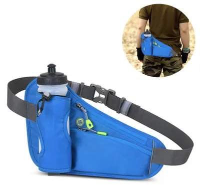 Produktbild von Laufgürtel mit Flaschenhalter und Handyfach, reflektierend, Nylon, wasserabweisend
