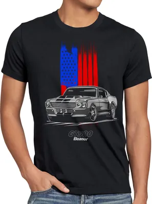 Produktbild von style3 GT500 Eleanor Herren T-Shirt stars and stripes usa
