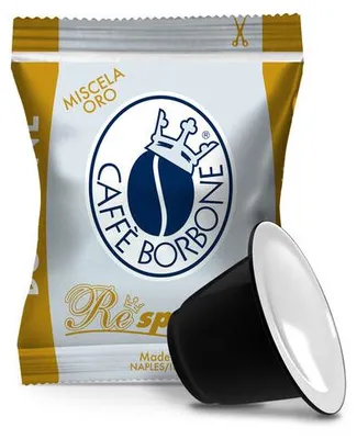 Produktbild von Caffè Borbone Gold blend, Kaffeekapsel, Kaffee, Nespresso, 1 Tassen, 5 g, 50 Stück(e)