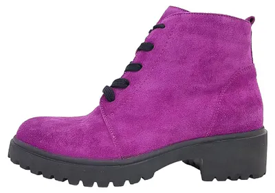Produktbild von Waldläufer H-Luise Damenschuhe Schnürer Stiefel Violett Freizeit
