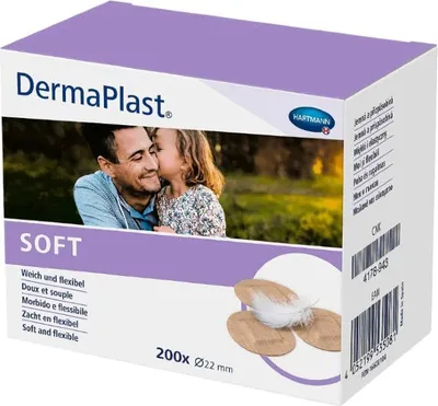 Produktbild von Hartmann DermaPlast SOFT Rund, 200x22mm, empfindliche Haut