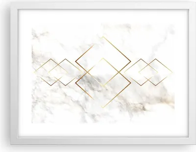 Produktbild von Gerahmtes Poster - Weißer Rahmen - Abstraktion modern - 40x30 cm - Wand Bild - Wanddeko - Wandbilder - Kunstposter - Wandposter - Bilderrahmen - Bilder - Kunstdruck - Wandbild - P2WAA40x30-4022