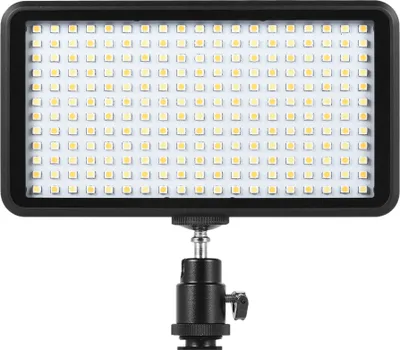 Obrázok produktu pre Andoer Ultra-Thin-3200K / 6000K stmievateľný LED panel pre štúdio, video a fotografovanie, 228 LED diód, pre digitálne zrkadlovky Canon a Nikon a videokamery DV