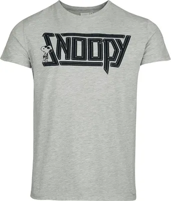 Produktbild von Peanuts T-Shirt Herren Snoopy grau L