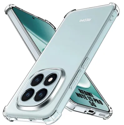 Image de Coque pour Xiaomi Redmi Note 15 Pro 5G, Silicone Antichoc Anti-Rayures Transparent Slim