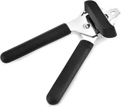 Dosenöffner Heavy Duty, manuell, scharf, multifunktional, 20 cm, schwarz