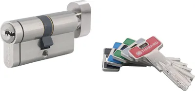 Image de Cylindre de serrure THIRARD Transit 2 bouton L.30 + 30 mm