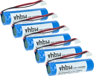 Produktbild von vhbw 5x Akku kompatibel mit Datalogic Gryphon GM4430 Barcodescanner POS (3400 mAh, 3,7 V, Li-Ion)