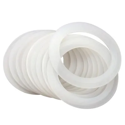 Image de 10 joints d'étanchéité en silicone de rechange pour bocaux à ouverture standard
