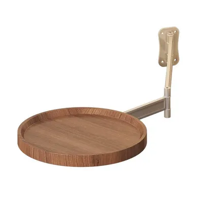 Produktbild von Wandklapptisch, ausziehbarer Hänge- und Klapptisch,aus Holz, für Schlafzimmer, Balkon, Wohnzimmer oder Arbeitszimmer, Klapptisch in Walnussfarbe