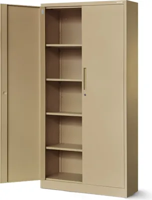 Image de Armoire de rangement Jan Nowak, modèle pour bureau, en métal, verrouillable, capacité pour 50 classeurs A4