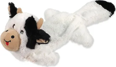 Immagine prodotto di Hračka Dog Fantasy Recycled Toy kráva pískací s kapsičkou na pamlsky 50cm
