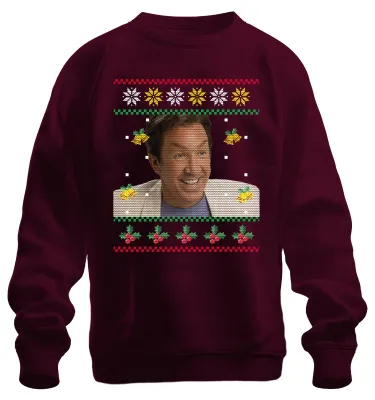 Obrázok produktu pre Santa - Škaredý vianočný sveter Weihnachten Uni pulóver, bordová, XL