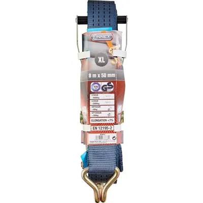 Produktbild von Connex Zurrgurt mit Ratsche ; Haken 8mx50mm, 4000 kg