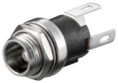 Image de goobay DC Einbaubuchse Stift 2,5 mm Lötanschluß (Bulk)