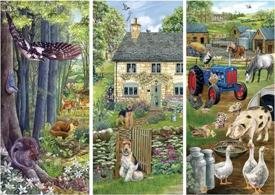Image de Ferme Woodland - 1000 pièces