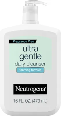 Produktbild von Reinigungsgel, Neutrogena, Ultra Gentle Daily Cleanser, sanfte und gründliche Reinigung, für empfindliche Haut, parfümfrei, 473ml