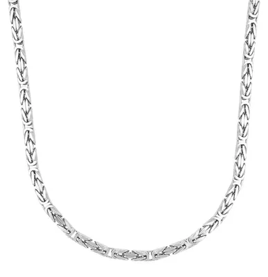 Produktbild von Amor Halskette 925 Sterling Silber Königskette 55 cm für Damen und Herren