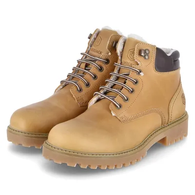 Produktbild von Lumberjack Herren Winterboots/ Schnürboots RIVER 2 Beige Glattleder Größe: 46