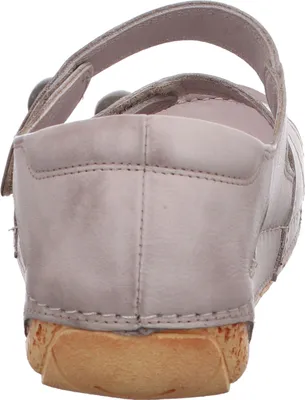 Produktbild von Gemini Damen Sandale Leder mit Klettverschluss und geschlossener Ferse 032093-02, Größe:41 EU, Farbe:Grau