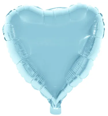 Immagine prodotto di Palloncino in foil cuore azzurro 46cm - Taglia unica