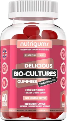 Produktbild von -Cultures Microbiome Gummis, Waldfrüchte, 60 Gummis