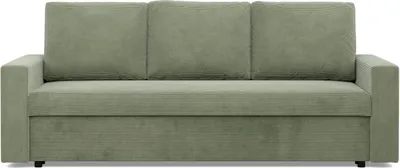 Produktbild von Sofa mit Schlaffunktion NEO, Wohnzimmer Couch 3-Sitzer 220x92cm, Cord Grün