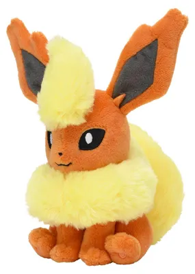 Produktbild von Pokemon Flamara Kuscheltier - 16 cm Plüschtier Flareon