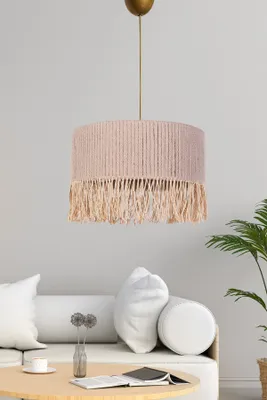 Produktbild von Opviq, YL111, Kronleuchter, Beige, Baumwolle, 30 x 30 x 20 cm