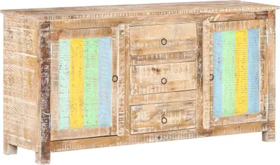 Produktbild von The Living Store Sideboard 151x40x75 cm Raues Akazienholz