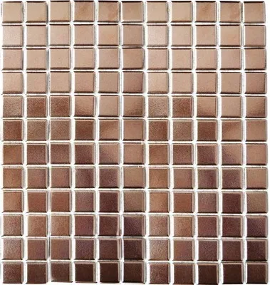 Produktbild von Keramikmosaik MM Copper 32,7x30,2 cm kupfer
