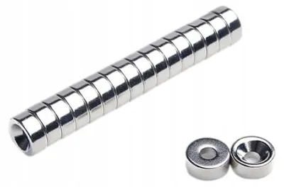 Produktbild von Neodym-Ringmagnet MP 10x(7x3,5)x4 N38 für Schrauben, 25 Stück