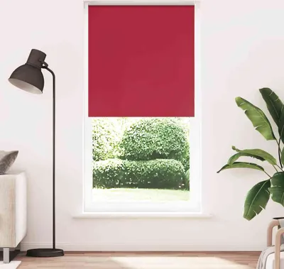Produktbild von Maison Exclusive - Verdunkelungsrollo Rot 110x230cm Stoffbreite 105,7cm Polyester