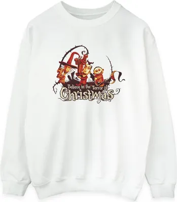 Produktbild von Disney - "The Nightmare Before Christmas" Sweatshirt für Damen BI31931 (L) (Weiß)