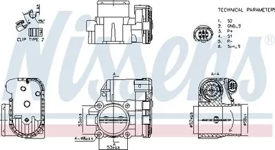 Obrázek produktu pro Škrtící Klapka Ford Transit 2.2Tdci 06-