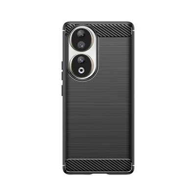 Zdjęcie produktu dla Etui silikonowe Carbon Case do Honor 90 - czarne