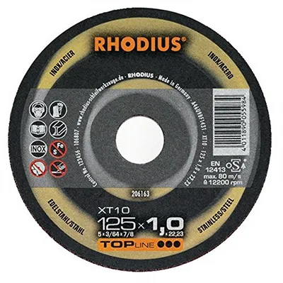Produktbild von Rhodius Trennscheibe XT 10 180x1,5x22,23mm Edelstahl Topline - 206259