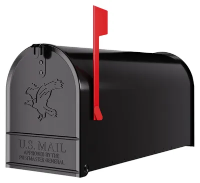 Produktbild von Wandbriefkasten Big US Mailbox in Schwarz
