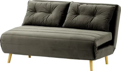 Produktbild von SLF24 - Ausklappbaresofa Flic 142 cm - anthrazit - Velluto 19