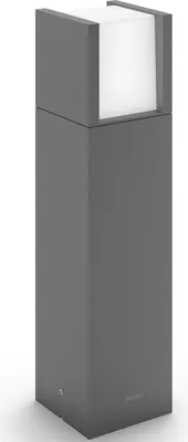 Zdjęcie produktu dla Philips Lampa słupkowa/przyścieżkowa Arbour 3,8 W, Zewnętrzne oświetlenie postument/słup, Antracyt, Metal, IP44, Patio, Ogród, II