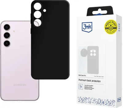 Produktbild von 3mk Schutzhülle Matt Case Cover für Samsung Galaxy S24  schwarz  Backcover
